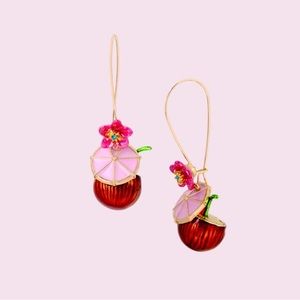 Betsy Johnson Tropical Drink earrings